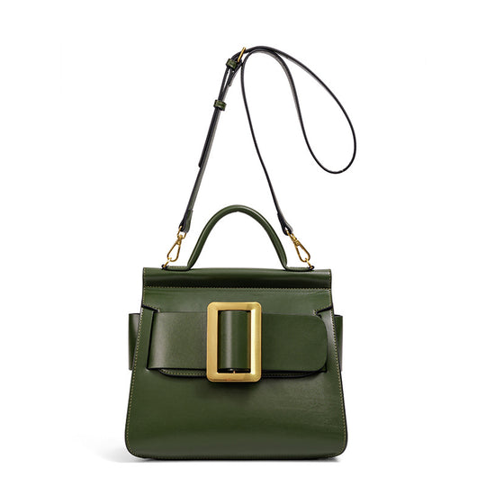 Damen Designer Crossbody Tasche mit markanter Schnallenverschluss Nord Taschen