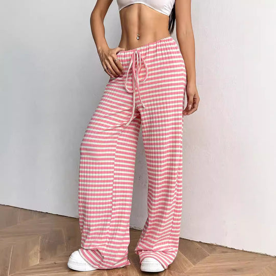 Damen Bequeme Weite Freizeit-Hose Nord Taschen