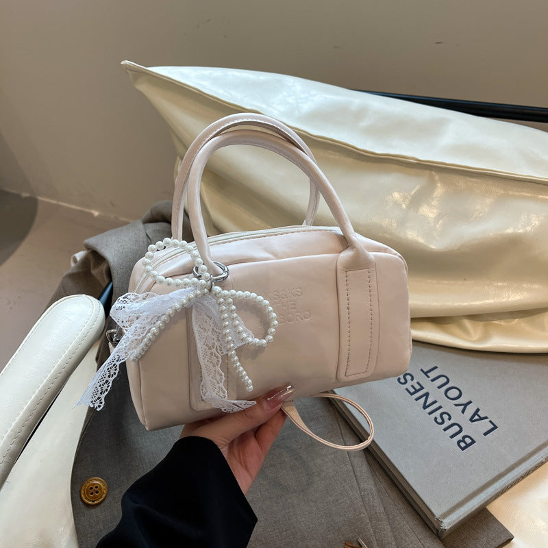 Damen modische Handtasche mit romantischem Spitzenverzierungsdetail Nord Taschen