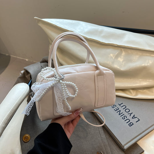 Damen modische Handtasche mit romantischem Spitzenverzierungsdetail Nord Taschen
