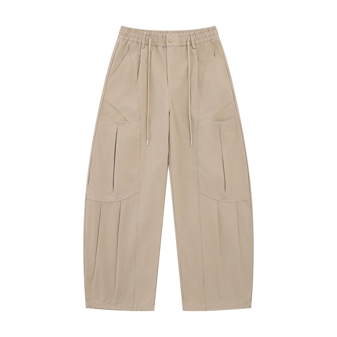Damen Weite Cargo-Culotte mit elastischem Bund und großen Pattentaschen Nord Taschen