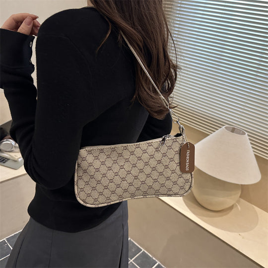 Damen modische Umhängetasche mit dekorativem Muster und abnehmbarem Schulterriemen Nord Taschen