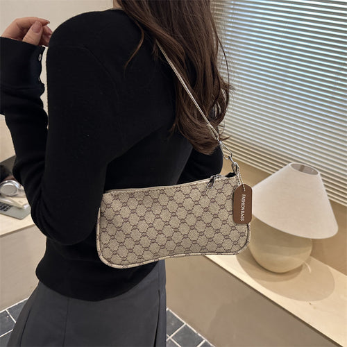 Damen modische Umhängetasche mit dekorativem Muster und abnehmbarem Schulterriemen Nord Taschen