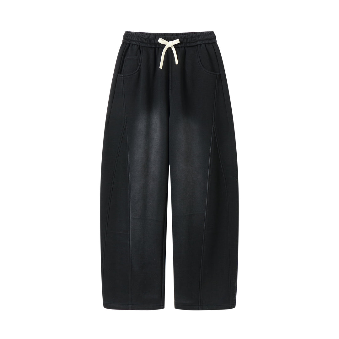Damen Weite Culotte‑Sweathose mit hohem Bund und Kordelzug Nord Taschen