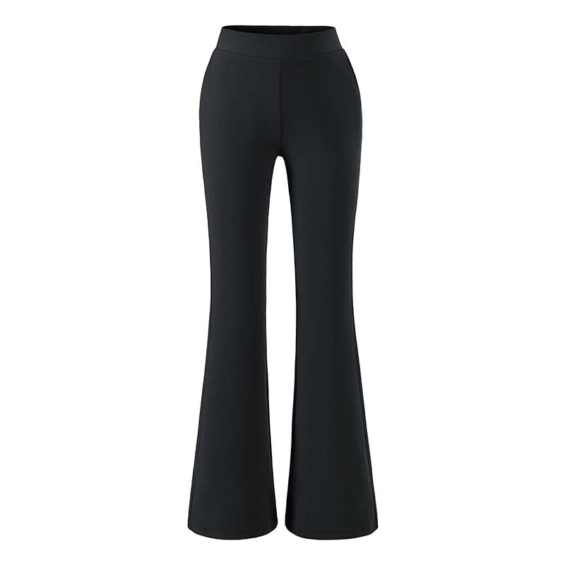 Damen hochtaillierte Stretch‑Schlaghose mit weitem Bootcut‑Schnitt Nord Taschen