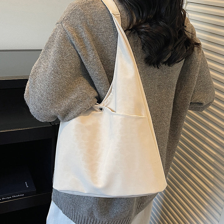 Damen Hobo-Tasche aus luxuriösem Wildleder mit moderner Leopardenprägung Nord Taschen