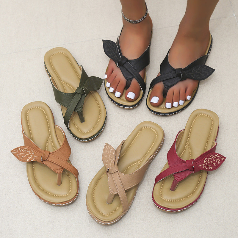 Damen Komfortable und stilvolle Zehentrenner-Sandalen Nord Taschen