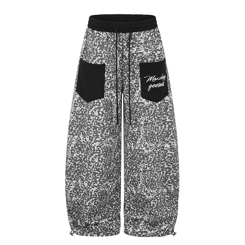 Damen Extraweite Palazzo-Loungehose im Culotte‑Schnitt mit elastischem Komfortbund, kontrastierenden Patch‑Taschen und verstellbarem Saum Nord Taschen