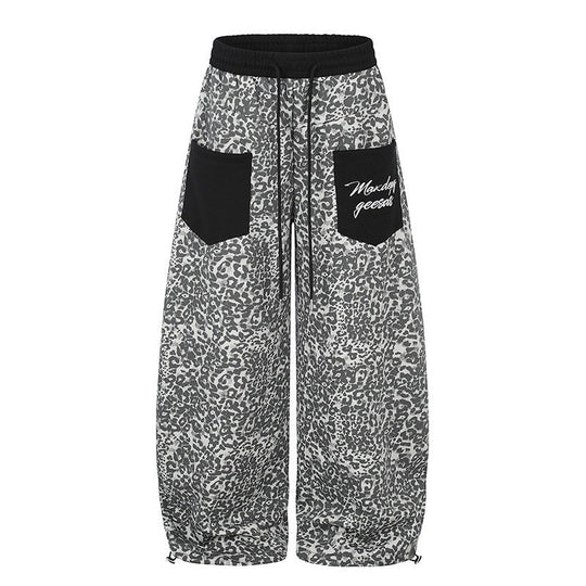Damen Extraweite Palazzo-Loungehose im Culotte‑Schnitt mit elastischem Komfortbund, kontrastierenden Patch‑Taschen und verstellbarem Saum Nord Taschen