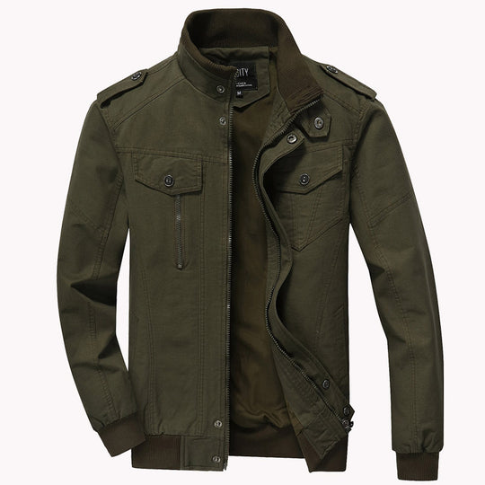 Herren modische Bikerjacke Nord Taschen