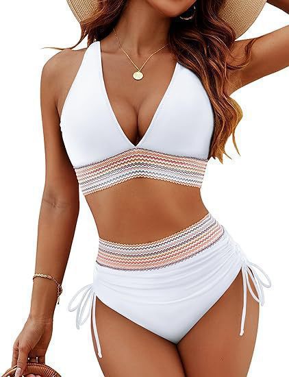 Damen Hoch geschnittener Bikini mit verstellbaren Schnüren  Nord Taschen