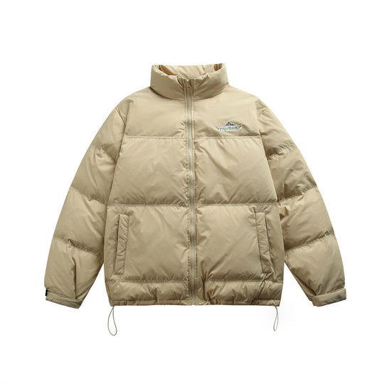 Unisex Boxy-wattierte Thermojacke mit Kordelzugsaum und Stehkragen Nord Taschen