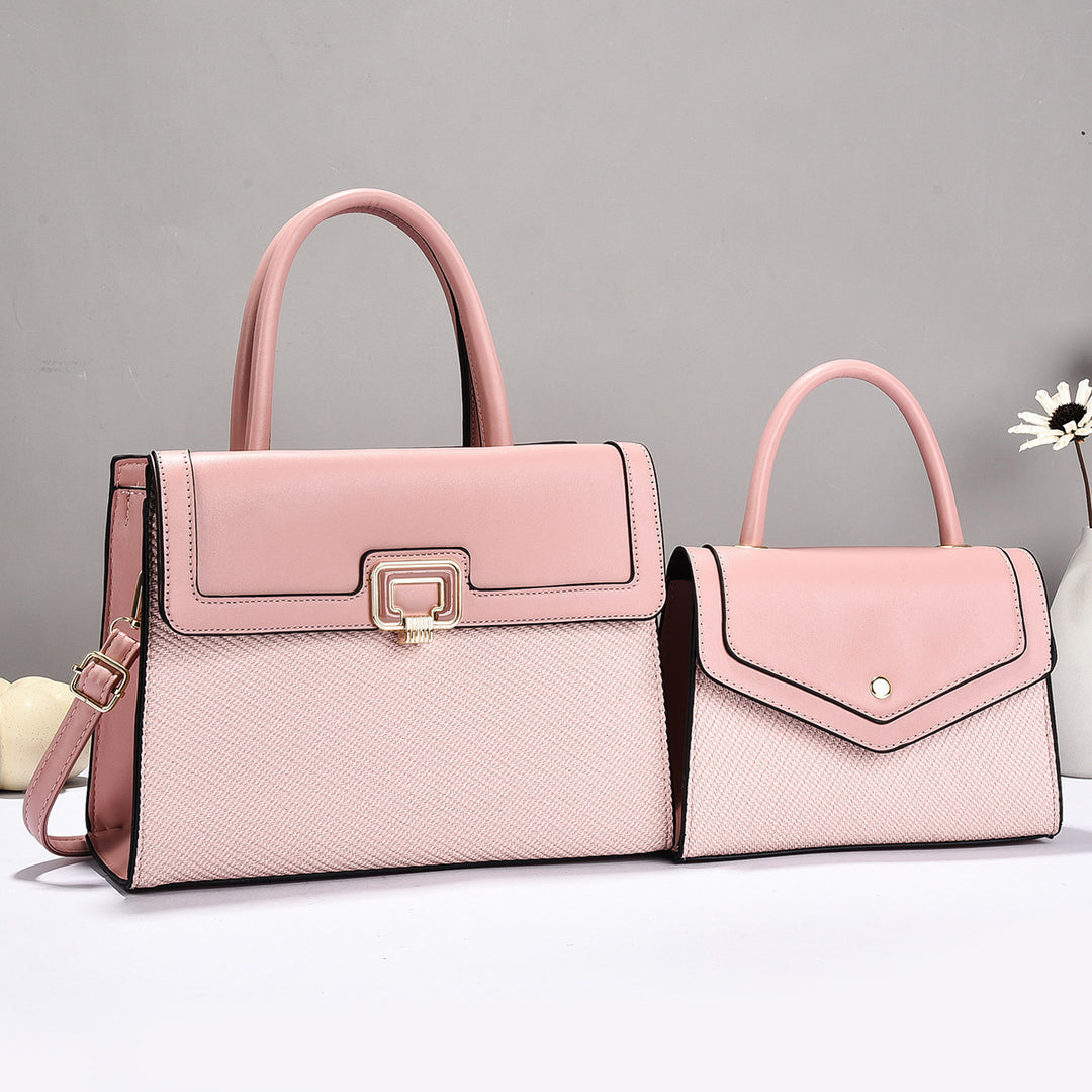 Damen Handtaschen-Set mit strukturiertem Design und eleganter Mini-Umhängetasche Nord Taschen