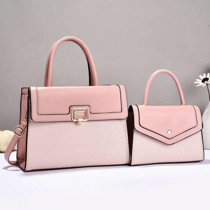 Damen Handtaschen-Set mit strukturiertem Design und eleganter Mini-Umhängetasche Nord Taschen