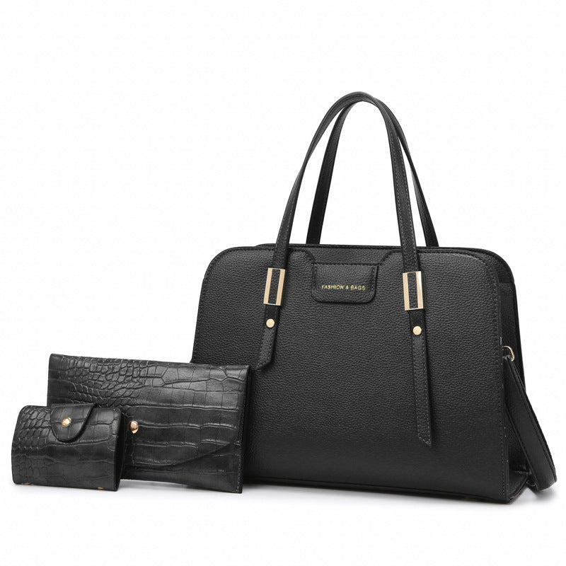 Damen elegantes Handtaschen-Set mit abnehmbarer Geldbörse und stilvollem Design Nord Taschen