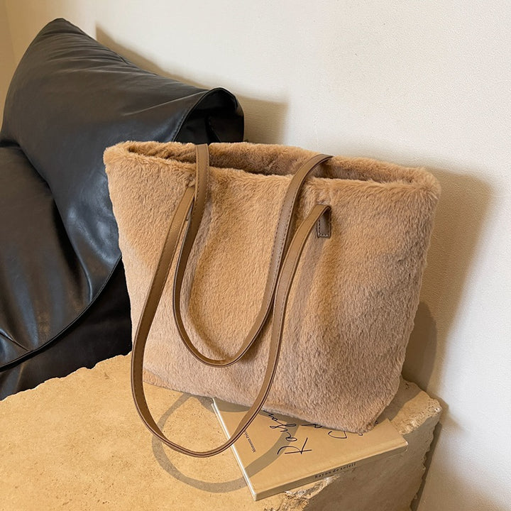 Damen kuschelige und stilvolle Shopper Tasche Nord Taschen