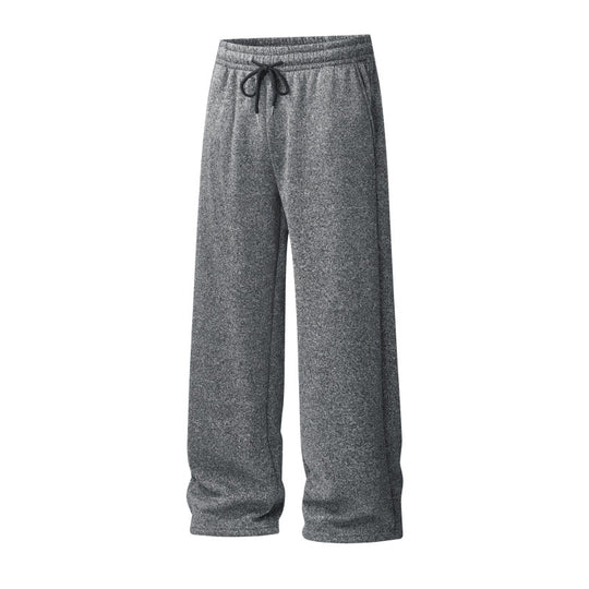 Damen weite Lounge‑Hose mit elastischem Bund, Kordelzug & flauschigem Fleece‑Innenfutter Nord Taschen