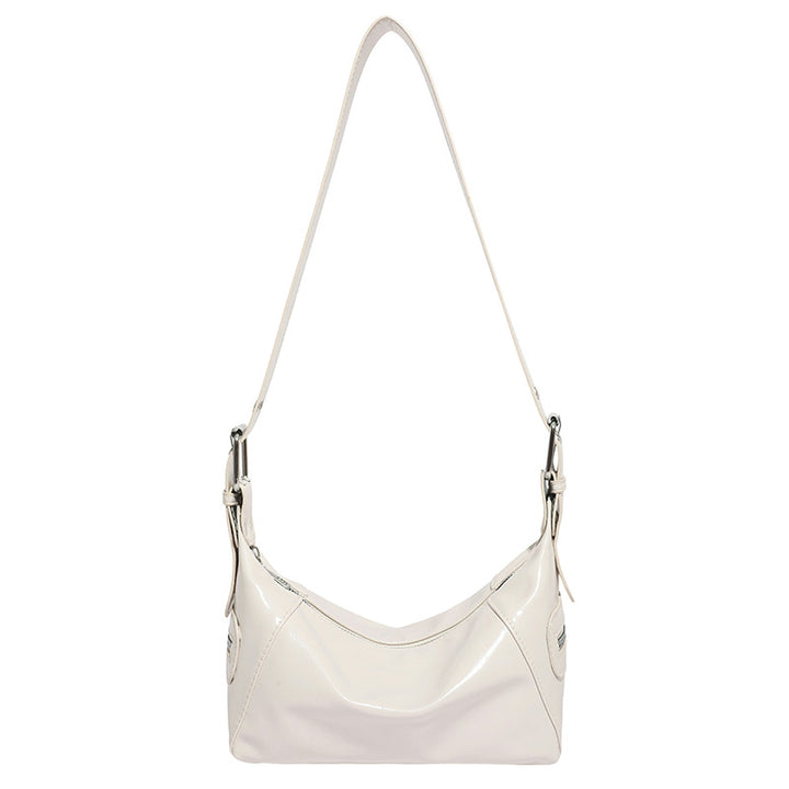 Damen elegante Schultertasche mit hochglänzender Oberfläche Nord Taschen