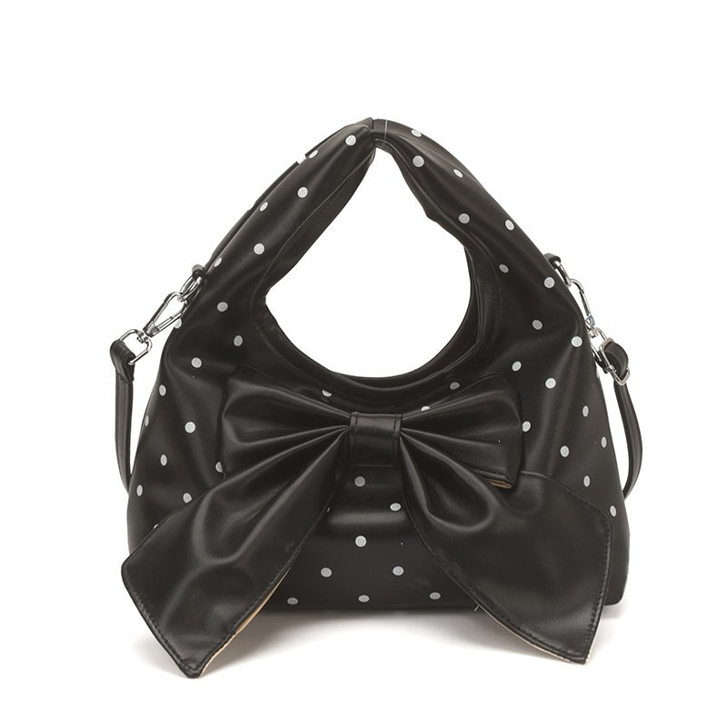 Damen modische Handtasche mit verspieltem Schleifenmotiv Nord Taschen
