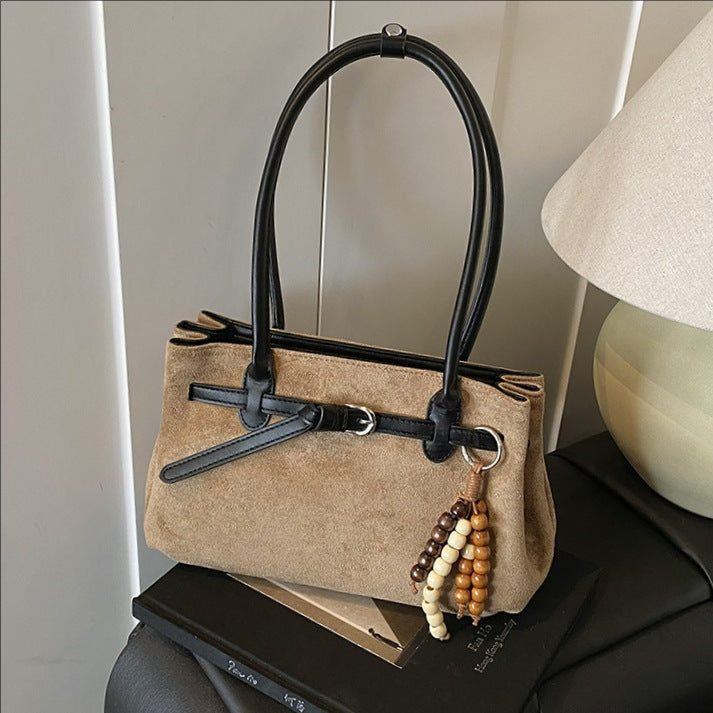 Damen hochwertige Wildleder Handtasche Nord Taschen
