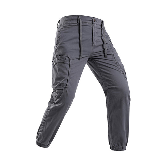 Herren Leichte Trekking‑Cargohose im Joggercut mit elastischem Knöchelabschluss und multifunktionalen Seitenklapptaschen Nord Taschen