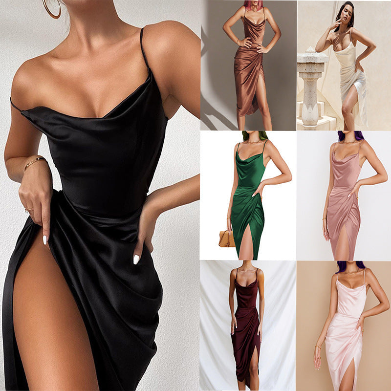 Damen Abendkleid mit Drapierung