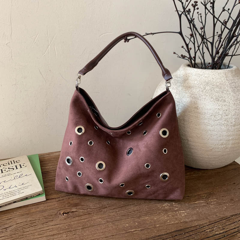 Damen modische Umhängetasche mit modernen Ösen von Nord Taschen