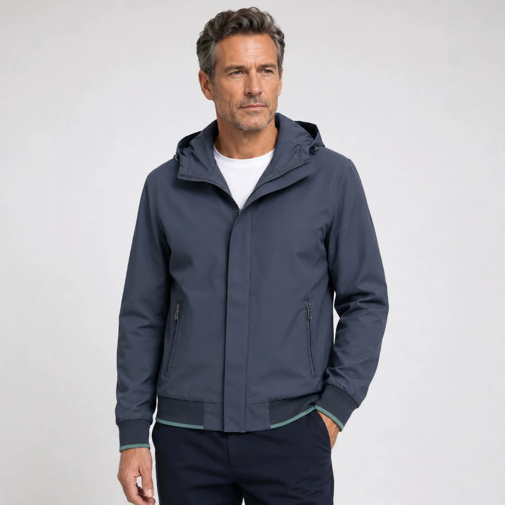 Herren Leichte Übergangsjacke mit Kapuze Nord Taschen