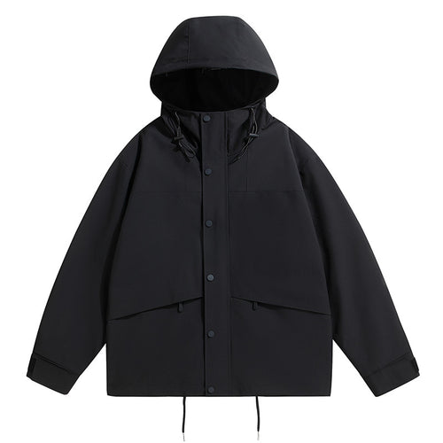 Herren technische Regenjacke Nord Taschen