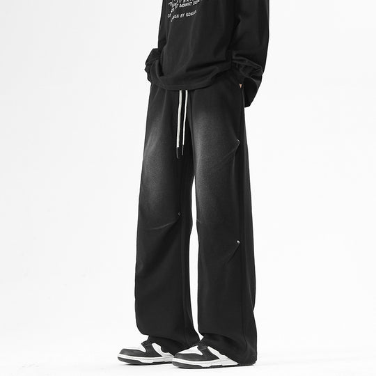 Herren Weite Baggy-Sweathose mit Kordelzug und elastischem Beinabschluss Nord Taschen