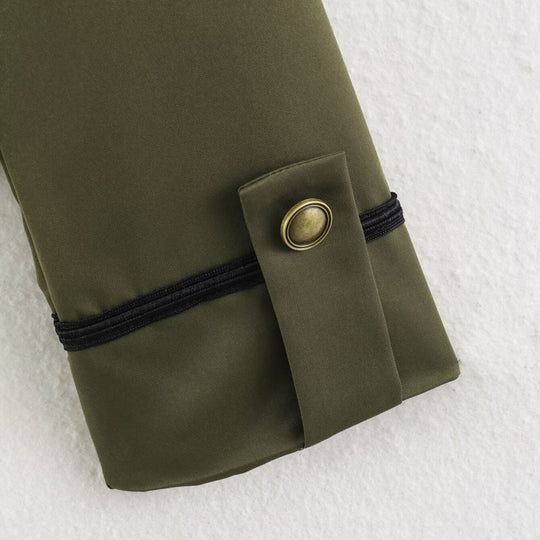 Damen Cropped Jacke im Matrosen‑Militär‑Mix mit Zierkordeln und Messingknöpfen Nord Taschen