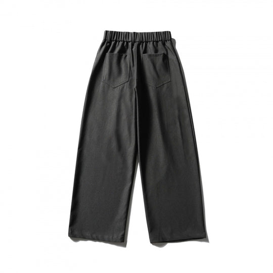 Damen Hochtaillierte Culotte‑Hose mit elastischem Rückenteil, soften Twill und dekorativen Vorderfalten Nord Taschen
