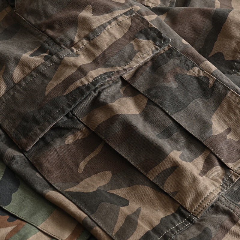 Herren Cargohose im Military-Look mit Mehrfachtaschen und geradem Schnitt Nord Taschen