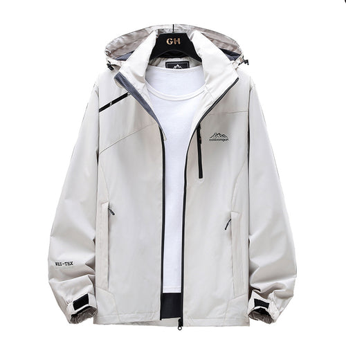 Damen Leichte Wasserabweisende Outdoorjacke mit Kapuze, Brustreißverschluss und verstellbaren Bündchen Nord Taschen