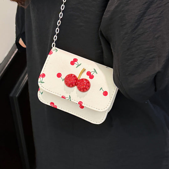 Damen Umhängetasche mit fruchtigem Design und Kettenriemen Nord Taschen