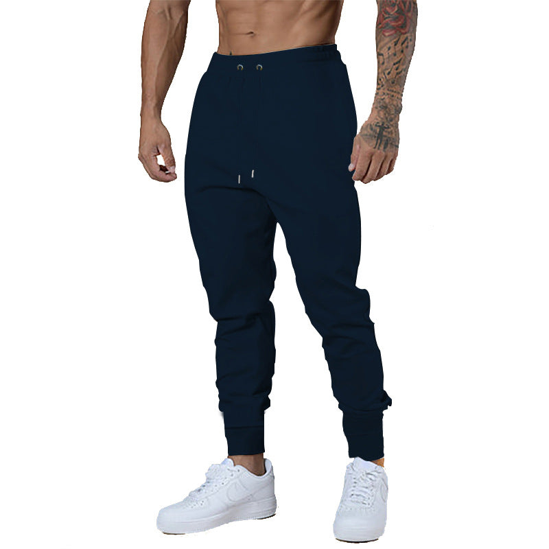 Herren Slim-Fit Jogginghose mit elastischem Bund und Rippbündchen Nord Taschen
