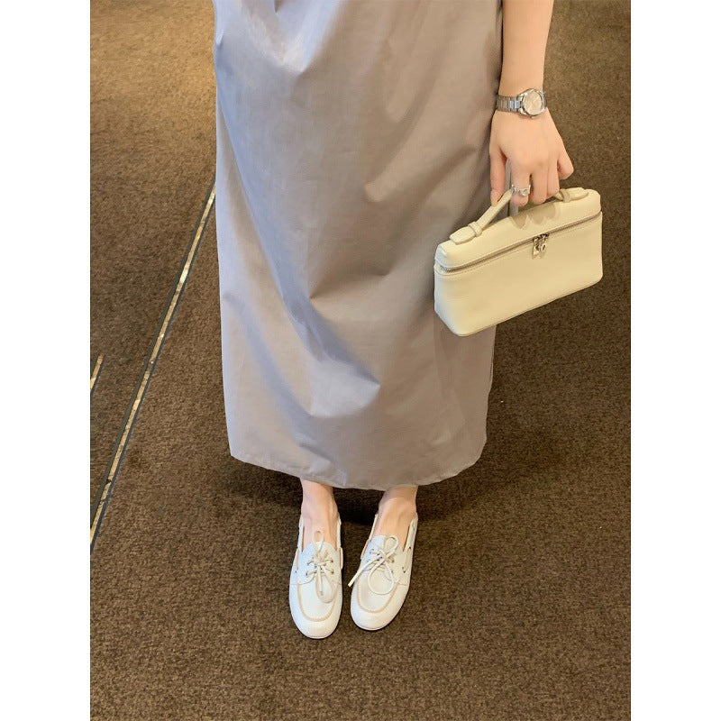 Damen Bootsschuh mit modischem Schnürdesign und hochwertiger Lederoberfläche Nord Taschen