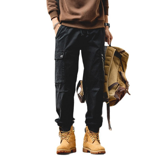 Herren Cargo-Joggerhose mit elastischem Bund und Multifachtaschen Nord Taschen