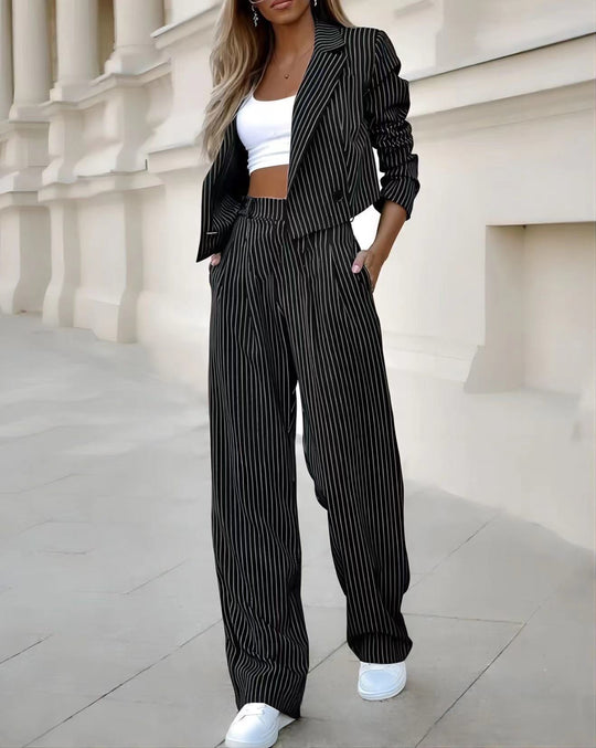 Damen Blazer und Hose Set