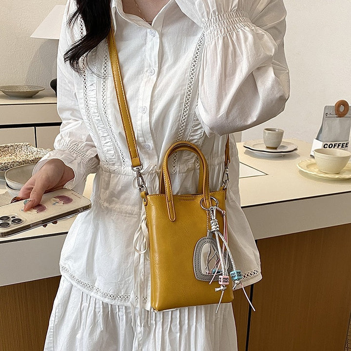 Damen Mini-Handtasche mit elegantem Anhänger Nord Taschen