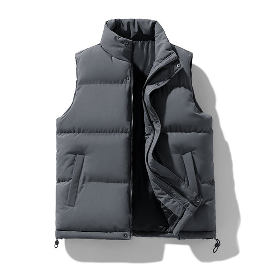 Herren Isolierende Outdoor-Steppweste mit hohem Kragen, 2‑Wege‑Reißverschluss & verdeckten Eingrifftaschen Nord Taschen