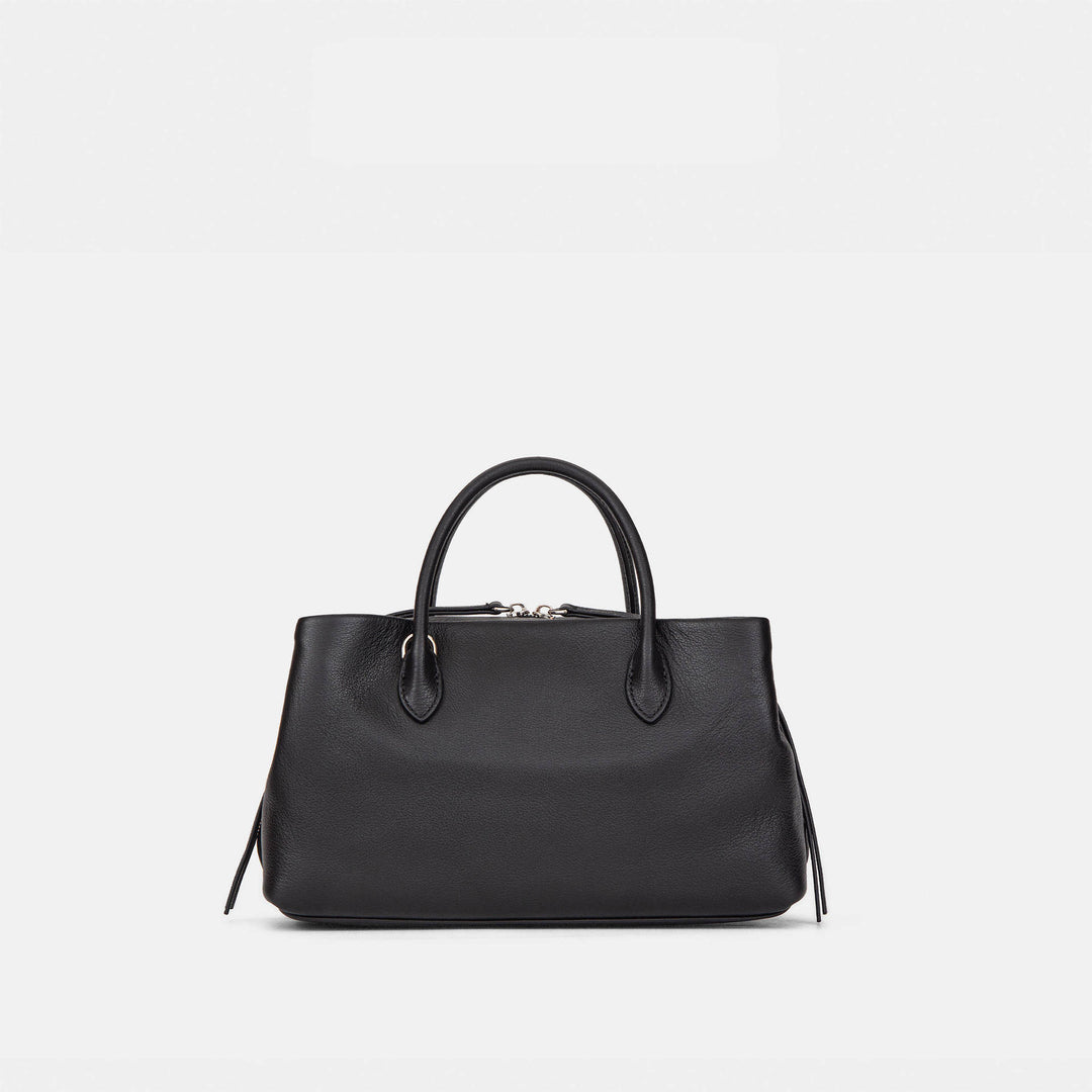 Damen elegante Lederhandtasche mit abnehmbarem Schulterriemen Nord Taschen
