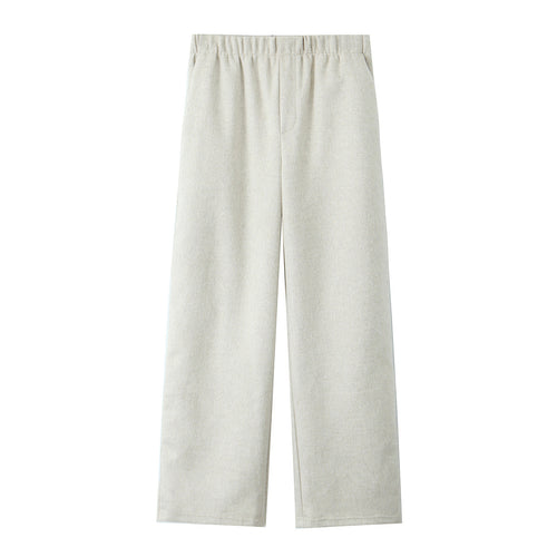 Damen Weite Jersey-Hose mit hohem Bund und elastischem Gummizug Nord Taschen