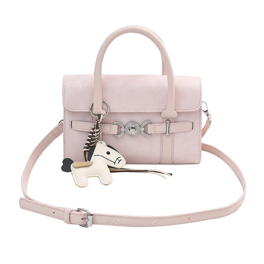 Damen Handtasche im Vintage-Stil mit abnehmbarem Tieranhänger Nord Taschen
