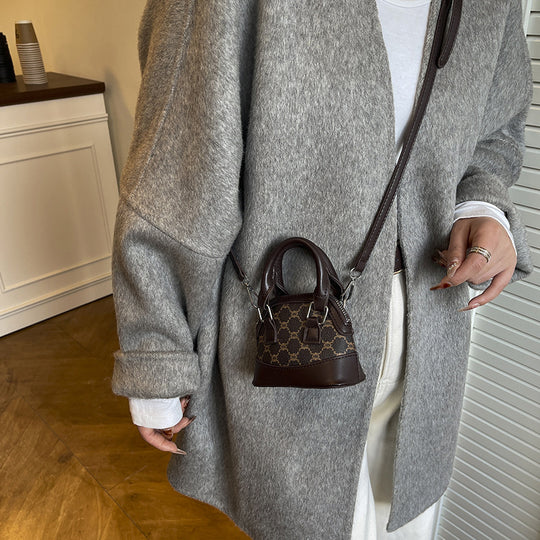 Damen Designer Mini-Handtasche mit strukturiertem Obermaterial Nord Taschen