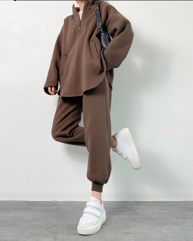 Damen lässiger Hoodie mit hochwertigem Reißverschluss und elastichem Bund