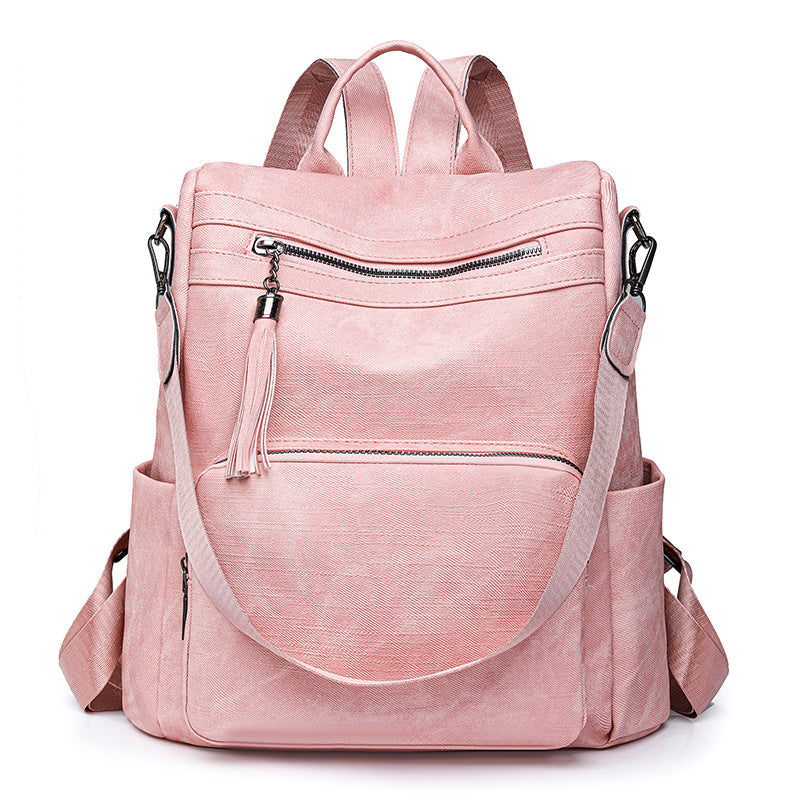 Damen Rucksack mit stilvollen Quasten und praktischen Fächern Nord Taschen