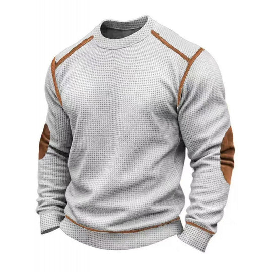 Herren Modischer Langarmpullover mit strukturiertem Design Nord Taschen