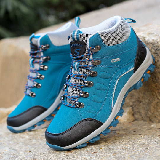 Damen knöchelhohe wasserdichte Trekking-Wanderschuhe mit rutschfester Profilsohle Nord Taschen