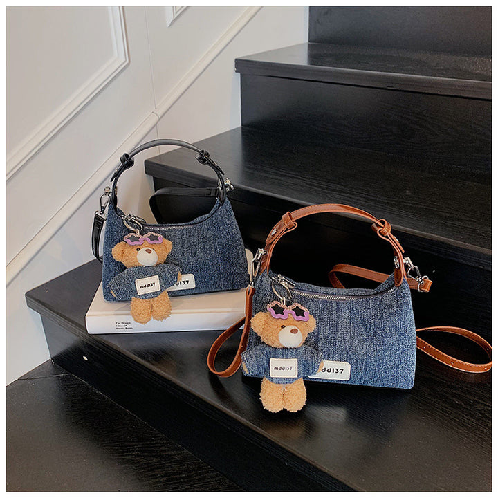 Damen Denim Mini-Handtasche Nord Taschen